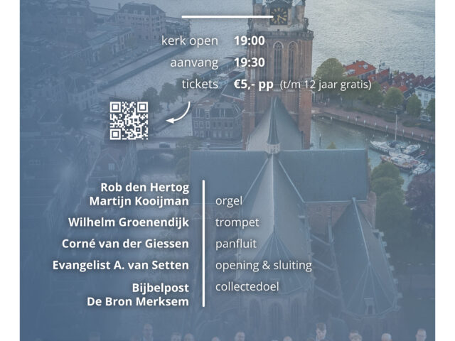 Koor- en Samenzangavond Grote Kerk Dordrecht